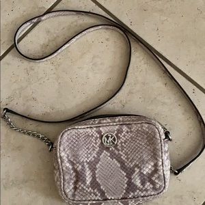 Micheal kors Snake skin mini satchel